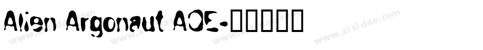 Alien Argonaut AOE字体转换